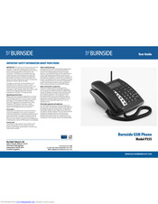 Burnside P355 User Manual