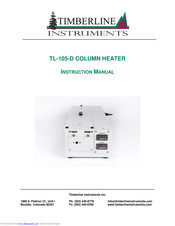 Timberline Instruments TL-105-D Instruction Manual