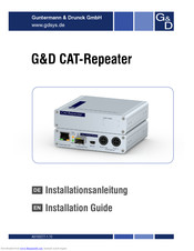 G&D CAT Installation Manual