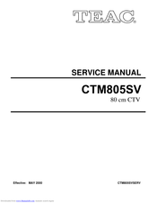 Teac CTM805SV Service Manual