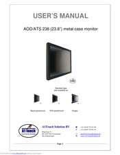 A1 Touch AOD/ATS 215 User Manual