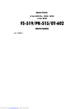 Olivetti FS-519 Service Manual
