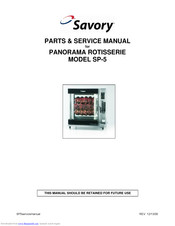 Savory SP-5 Service Manual And Parts List