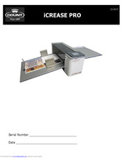 COUNT iCREASE PRO Owner's Manual