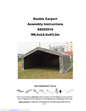 SHELTER SS202010 Assembly Instructions Manual