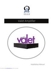 Origin Valet Installation Manual
