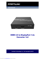 Partilink P4K2-H1D2 User Manual