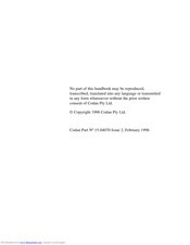 Codan 8571 Handbook