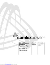 SamplexPower PSR-1200-24 Owner's Manual
