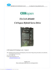 ECON T2-CAN-HS68D User Manual