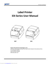 Xiamen Hanin Electronic Technology iDPRT iE4S User Manual