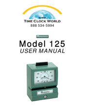 Acroprint 125 User Manual