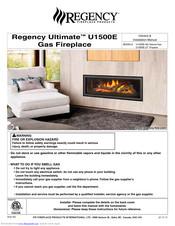 Regency Ultimate U1500E-NG Installation Manual