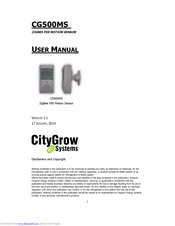 CityGrow CG500MS User Manual