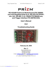 PRIZM RS-485 User Manual