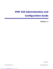 Motorola PMP 320 Administration And Configuration Manual