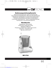 Clatronic MD 2704 Instruction Manual