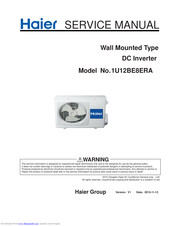 Haier 1U12BE8ERA Service Manual