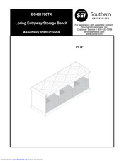 SEI BC401700TX Assembly Instructions Manual