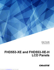Christie FHD553-XE User Manual