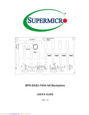 Supermicro BPN-SAS3-743A-N4 User Manual