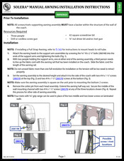 Lippert Components SOLERA Installation Manual