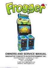 ICE Games Frogger Owner's And Service Manual