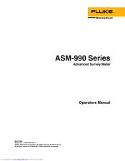 Fluke Biomedical ASM-993 Operator's Manual