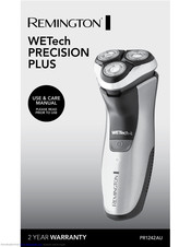 Remington WETech PRECISION PLUS Use & Care Manual