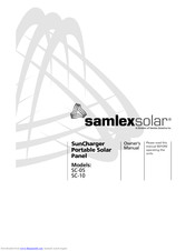 Samlexsolar SC-05 Owner's Manual