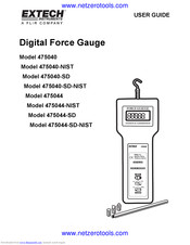 Extech Instruments 475040-SD User Manual