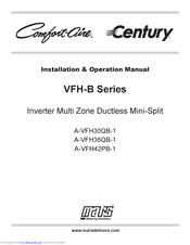 COMFORT-AIRE A-VFH36QB-1 Installation & Operation Manual