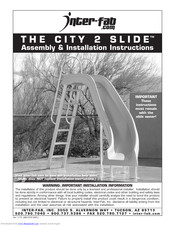 Inter-fab The city 2 slide Installation Instructions Manual