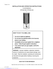 Space-Ray RFPA25-N6A Installation And Operation Instructions Manual