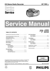 Philips AZ 1004/01 Service Manual