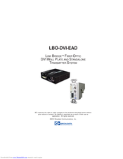 Broadata LBO-DVI-EAD User Manual