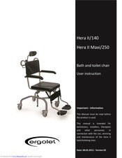 ergolet Hera II/140 User Instruction