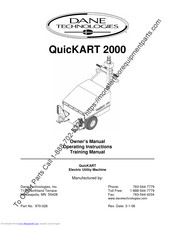 Dane Technologies QuicKART 2000 Owner's Manual