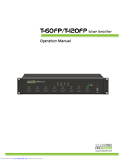 Sound Choice Pro Audio T-120FP Operation Manual