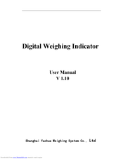 Yaohua Weighing System XK3190-A12+SS User Manual