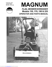 McConnel MAGNUM 130 Operator And Parts Manual