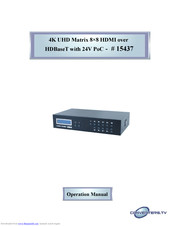 Converters.TV 15437 Operation Manual