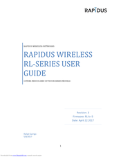 Rapidus RL series User Manual