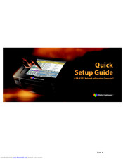 Digital Lightwave ASA 312 Quick Setup Manual