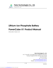 Pylon Technologies PowerCube-X1 Product Manual