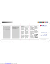 Verbatim Store n Go series Quick Install Manual
