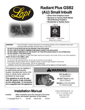 Lopi Radiant Plus GSB2 Small Installation Manual