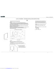 Sensio SE30766C0 Installation Instructions