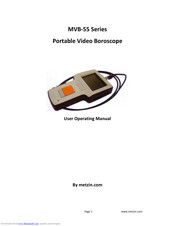 Metzin MVB-55002 User's Operating Manual