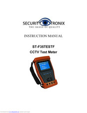 SecurityTronix ST-F35TESTF Instruction Manual
